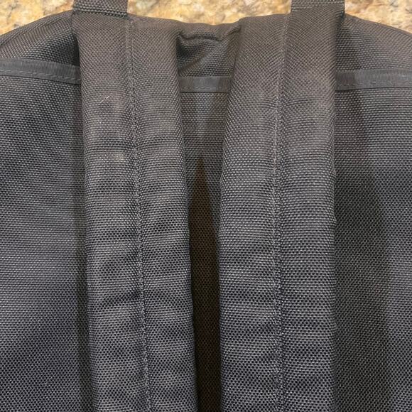 L.L. Bean Black Messenger Backpack Computer Multi use Utility Traveler Crossbody - Picture 3 of 10